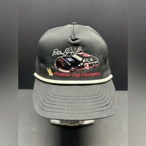 Vintage Dale Earnhardt #3 Trucker Rope Snapback Hat  NASCAR Winston Cup Champion